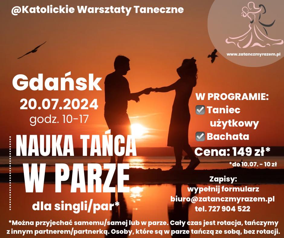 Gdańsk 20 07 2024 Katolickie Warsztaty Taneczne