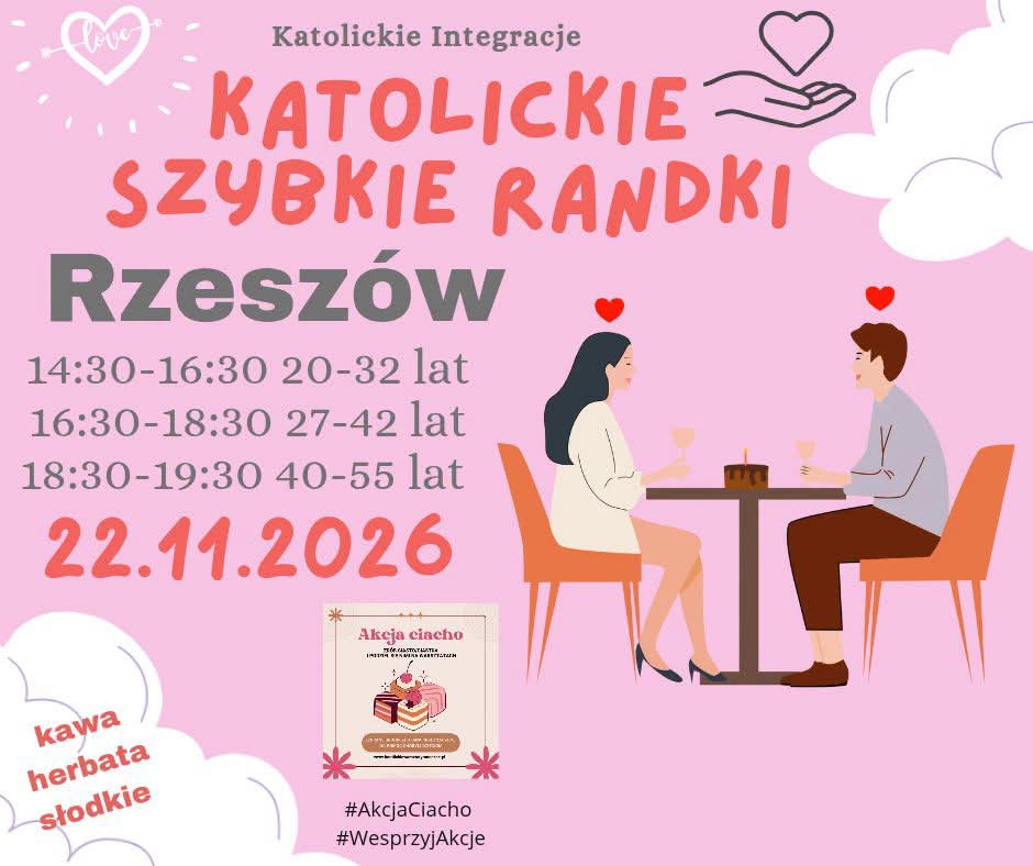 Rzeszów 22.11.2026 Katolickie Randki