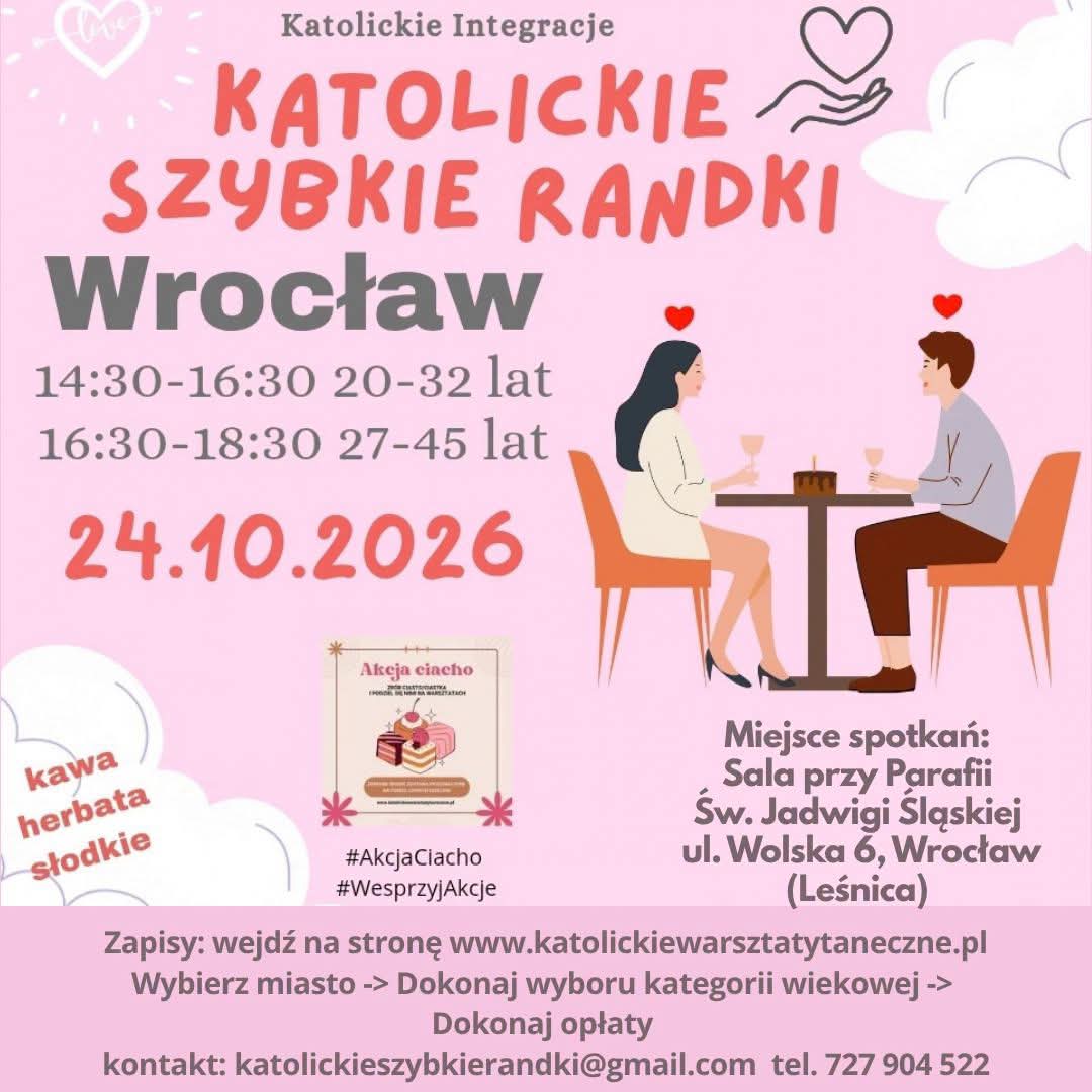 Wrocław 25.10.2026 Katolickie Randki