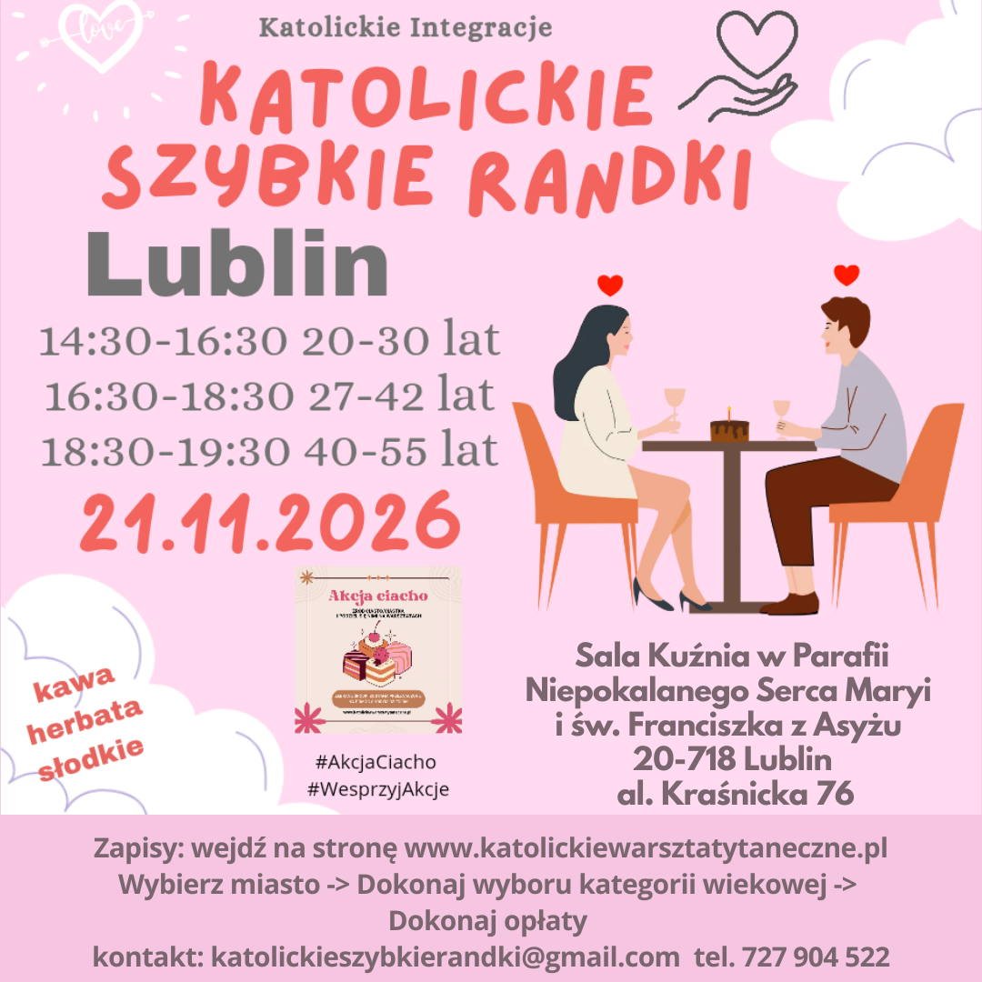 Lublin 21.11.2026 Katolickie Randki