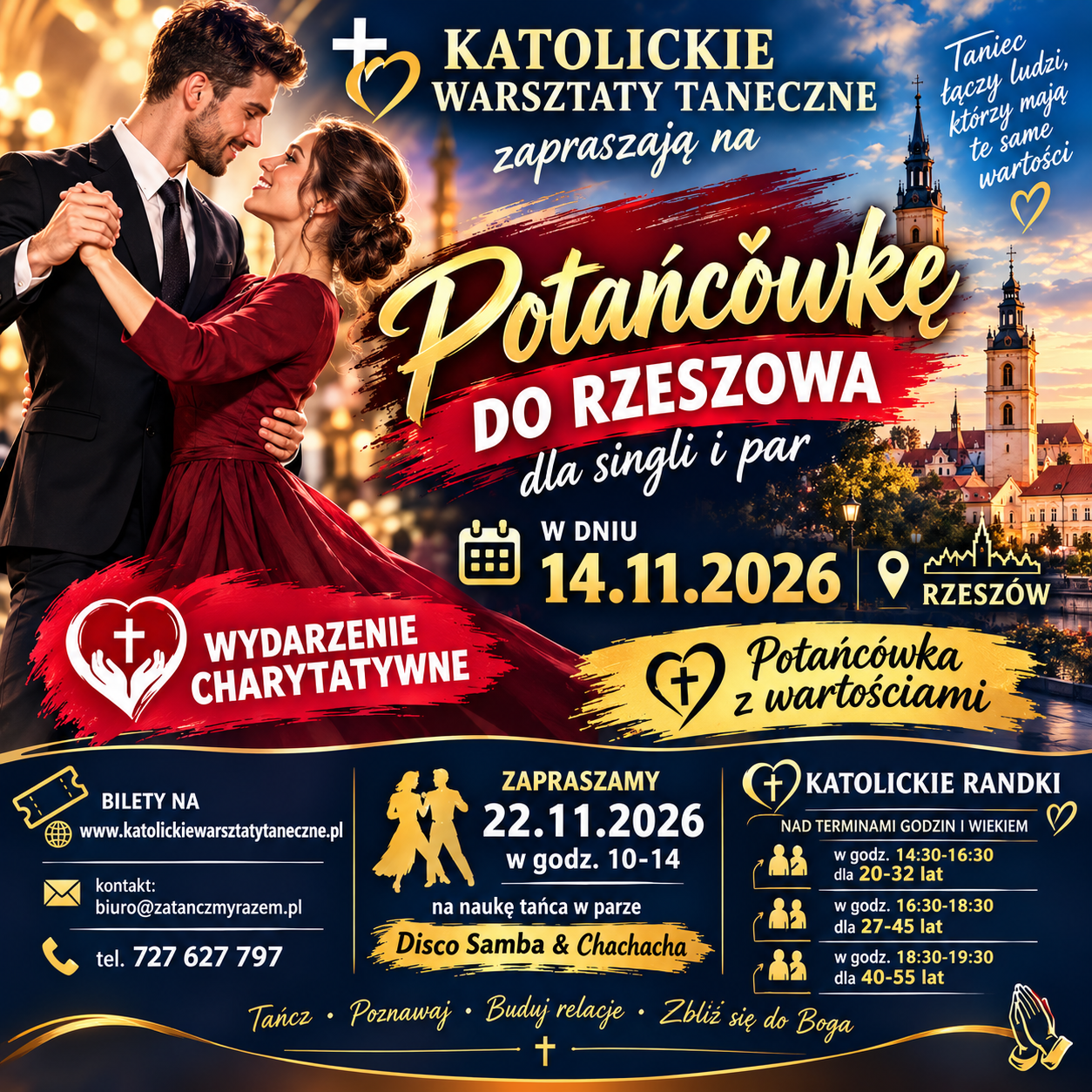 Potańcówka w Rzeszowie 14.11.2026 dla singli i par